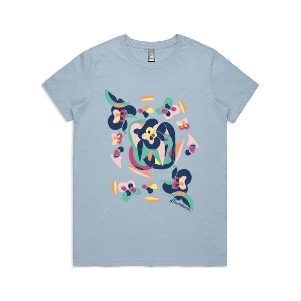 'Rose Face' T-shirt - MAPLE FIT  Thumbnail