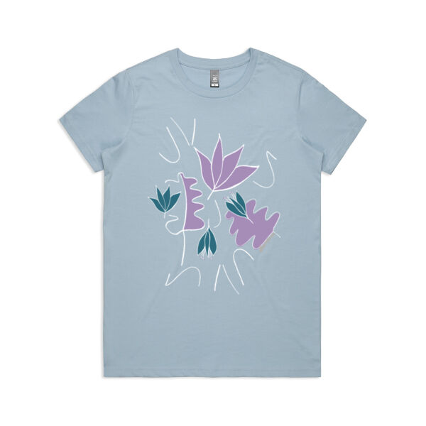 'Fallen Floral' T-shirt - MAPLE FIT   Thumbnail